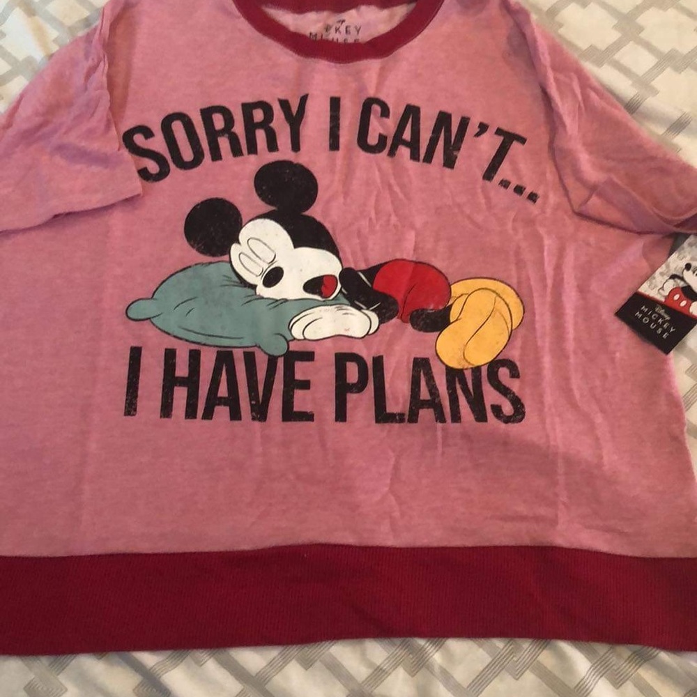 Disney Mickey Mouse 2pc pj set size M (8-10)
